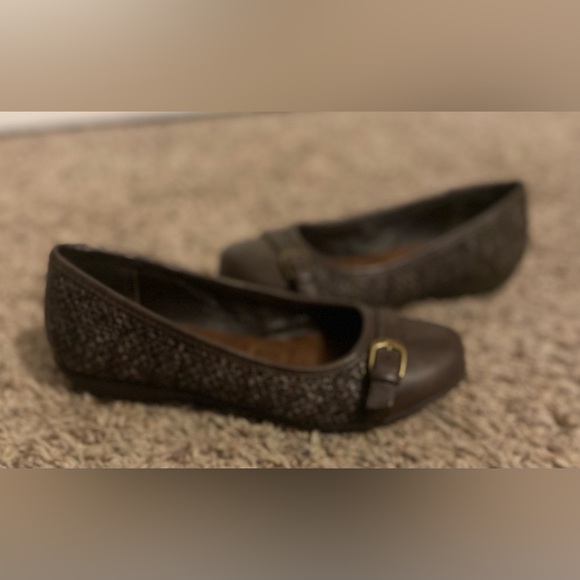 White Mountain Shoes - White Mountain Brown & Plaid Flats, 5